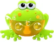 WenToyce Frog Bubble Maker for Bath, Foam Blower Bubbling Making Machine, Nursery Rhyme Musical Bathtub Toy for Baby Kids Happy Tub Time