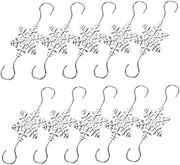 MOBUTOFU 10pcs Mantel Stocking Hanger Xmas Mantel Pothook Xmas Desktop Stocking Hook Stocking Hanging Hook Fireplace Hanger Christmas Stocking Hanger Christmas Decoration Home Mantel Hook