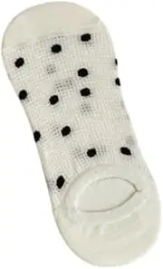 [Xiao Hua] 10 Pairs No Show Socks Womens - Non Slip Low Cut Ankle - Invisible Liner Socks for Casual & Formal Wear - Soft & Stretchable,White B, White B, One Size
