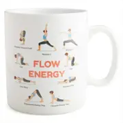 Yoga Poses Giant Coffee Mug
