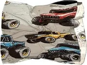 [Diusye] Silk Scarves Grunge Monster Cars Prints Long Chiffon Scarf Wrap Shawl for Women