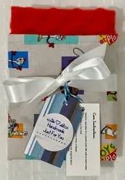 Baby Gift Lovey Toy Story Mini Security Blanket Boy Burp Cloth Shower Present