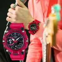 在飛比找Yahoo奇摩購物中心優惠-CASIO 卡西歐 G-SHOCK 炫彩音浪 碳核心防護構造