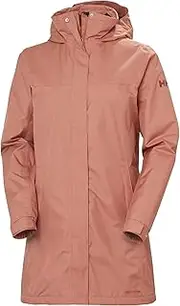 Helly Hansen Women's Aden Long Insulated Rain Jacket, Black, X-Small