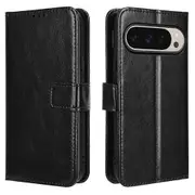 For Google Pixel 9 Pro/Pixel 9 Case PU Leather Wallet Protective Phone Cover