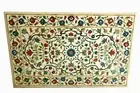 6'X3' Marble Table Top coffee dining Inlay lapis malachite style interior decor