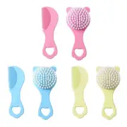 2pcs/set Newborns Comb and Brush Set Comfortabel Grip Long Handle Grooming Tools