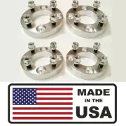 StreetRays 1" Thick 4x4" Wheel Spacers EZ Go Golf Carts Club Cars 1/2"x20 (QTY4)