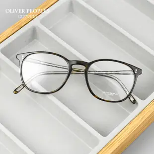 Oliver Peoples OV5397U 摩根費里曼同款 透明手工板材全框復古潮流眼鏡 男生女生眼鏡框【幸子眼鏡】