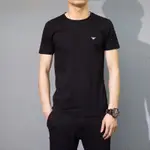 換季特價ARMANI JEANS  2018新款男士刺繡圓領短袖T  禮盒裝   EA7