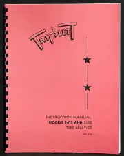 Triplett Tube Tester 3212 2413 Manual with Tube Data