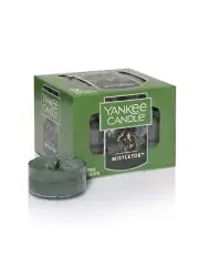 Yankee Candle MISTLETOE Small Christmas Scented TEA LIGHT Candles Home Fragrance