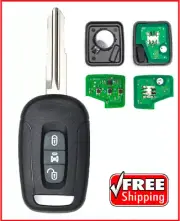 3b complete remote Transponder car key suitable for Holden captiva car key fob