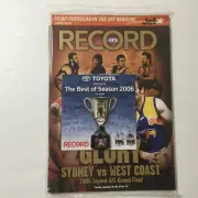 2006 AFL Grand Final Record, West Coast Eagles V Sydney Swans New & Sealed