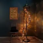 Turkish Lamp 9 Globe Mosaic Floor Lamp, Mosaic Standing Lamp 9 Globe Mosaic M...