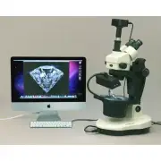 AmScope 3.5X-90X Advanced Jewel Gem Microscope + 5MP Digital Camera