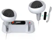 Charging Dock Compatible with Oculus Quest 2 Touch Controllers,Vr Accessories Ch