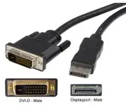 StarTech 10 ft DISPLAYPORT TO DVI CABLE DP 1.2 TO DVI ADAPTER/CONVERTER CORD