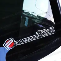 在飛比找蝦皮購物優惠-萊特 汽機車貼紙 日系 PASSWORD JDM 3M反光貼