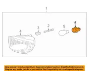 TOYOTA OEM 92-16 4Runner Front Lamps Signal Lamps-Socket 9007599078 (for: Toyota)