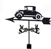 Wind vanes, Outdoor Garden Weather Vane Swordfish Turkey Knight Wind Direction Indicator Kit Bracket Weathervane for Farm Yard Barn Measuring Tool Stake Art Decor