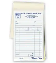 1000 Medium Classic Sales Forms in Books / Nebs/Deluxe No. 2501 / 3 Part