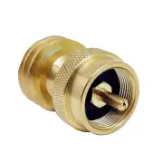 Brass Propane Refill Tank Adapter Converter Fill 1 Lb Bottle From 20 Lb Tank