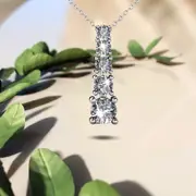 Crystal Tower Brilliance Necklace Embellished With SWAROVSKI® Crystals