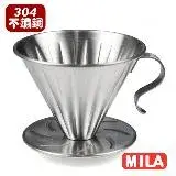 在飛比找遠傳friDay購物優惠-MILA 不鏽鋼咖啡濾杯(2-4cup)