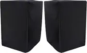 Musiin Home Studio Monitor Dust Cover Compatible with YAMAHA HS8 Black 8-Inch Professional Protective Powered Speaker cover(2 packs)
