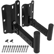 PA Speaker Mount Bracket Support up to 110lbs-Adjustable Speaker Wall Mount B...
