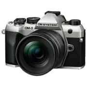 OM System OM-5 Mark II Silver Body w/ 12-45mm f/4 Pro Lens Compact System Camera