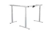 SUMMIT 2 SIT TO STAND RETURN Corner Desk Frame Only - White