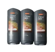 3x Dove Men + Care Skin Defense Micromoisture Body Face Wash 13.5 oz Each New