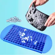 160 Grids Ice Cube Tray DIY Cubes Frozen Mini Silicone Ice Cube Maker Mold Tool