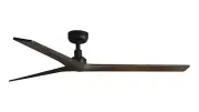 Energy saving Ceiling Fan & Remote Control Airpor Black Walnut Dc Fan 150 CM