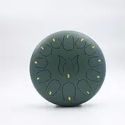 13Notes Steel Tongue Drum 12inch Travel Bag and Mallets,Tank Drum Chakra Drum,Percussion Hand Drum Instrument