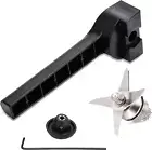 Blender Wet Blade Assembly with Wrench & Drive Socket Removal Tool Kit Replaceme