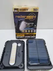 Radar 360 Solar Security Sensor Light - Rechargeable, 700 Lumen - New