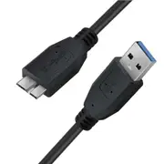 USB 3.0 Male A to Micro B Data Charger Charging Power Cable Cord For Seagate WD Hard Drive,Samsung Galaxy S5 Note 3 4G N9000 N9005 Black