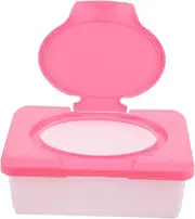 LOEFLIFA Wipes Storage Box Wipes Container with Lid for Home Office Travel Practical for Moisture Retention Easy Maintenance