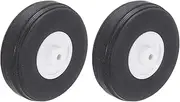 sourcing map RC Airplane Wheels 1.5"x 0.51"x 0.1" OD RC Airplane,Aircraft PU Sponge Wheels,Tire Tail Wheel RC Aircraft Foam Wheel Replacement for DIY RC Model Plane Aircraft Pack of 2