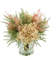 Creative Displays Pink, Green, & Cream Spring Floral Centerpiece