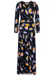 Diane Von Furstenberg Lanira Printed Satin Maxi Dress - Multicoloured - 12 (UK16 / XL) 12 (UK16 / XL)