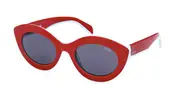 Emilio Pucci EP0203 66V Women’s Sunglasses Red Size 53