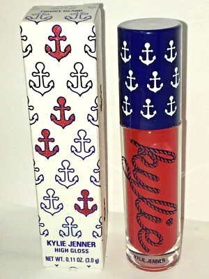 KYLIE COSMETICS Sailor Collection HIGH GLOSS LIP Private Island SHEER RED Pink