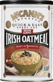 McCann's Original Quick Easy Steel Cut Irish Oatmeal 24 oz Pack of 12