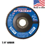 United Abrasives Ovation Attacker Flap Disc Type 27 80X Grit 4-1/2" Dia. QTY 5