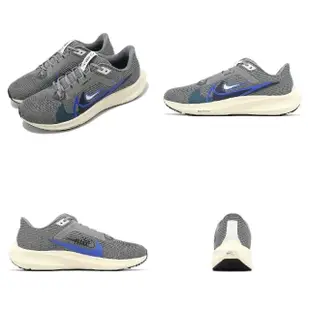 【NIKE 耐吉】慢跑鞋 Air Zoom Pegasus 40 PRM 灰 藍 多勾 小飛馬 男鞋 運動鞋(FB7179-002)