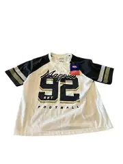 Collingwood Magpies AFL Women’s Top T-shirt Size S White Black Short Sleeve BNWT
